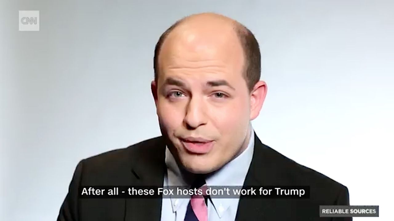 Brian Stelter slams Fox News for softballing Donald Trump