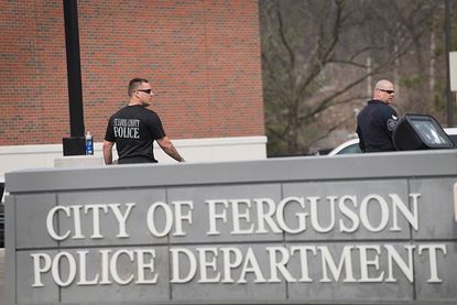The Ferguson Police Department headquarters.