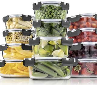 10-Piece Superior Glass Food Storage Containers Set