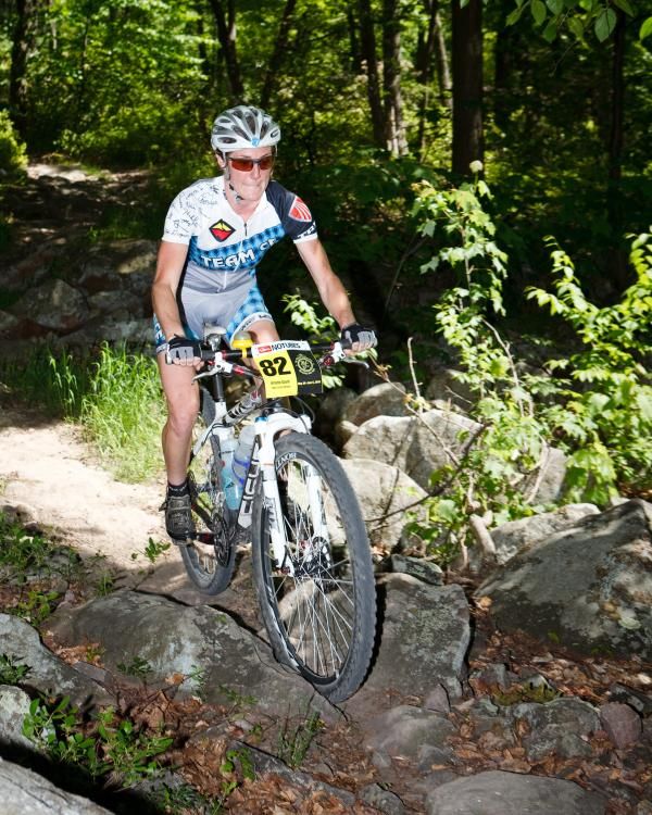 Kristin Gavin racing at the Trans-Sylvania Epic