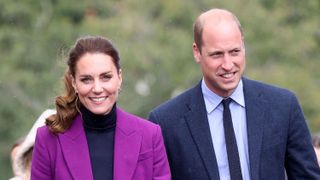 londonderry, northern ireland september 29 catherine, duchess of cambridge and prince william, duke of cambridge visit the ulster university magee campus on september 29, 2021 in londonderry, northern ireland photo by chris jacksongetty images