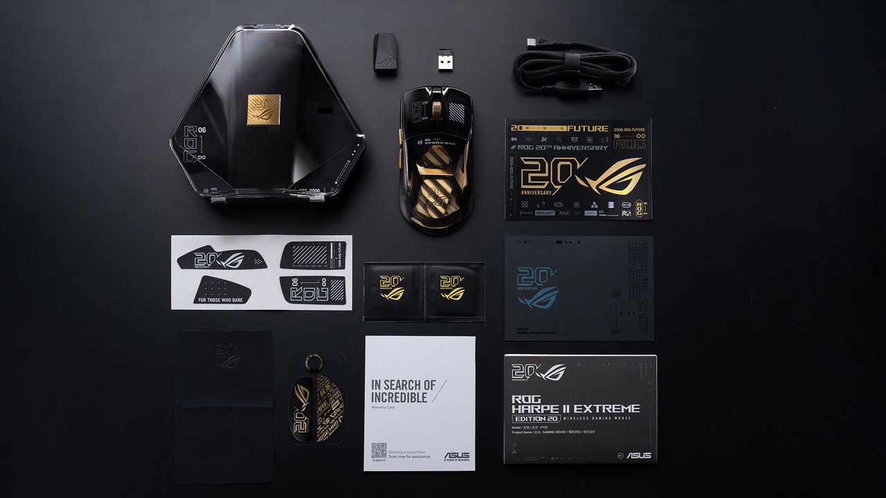 Asus ROG on a black background
