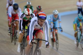 Mark Cavendish placed sixth in the opening roud of the men's omnium: the scratch race. He went on to place 13th in the individual pursuit, and second in the elimination race to end the day sixth overall at the half-way point.