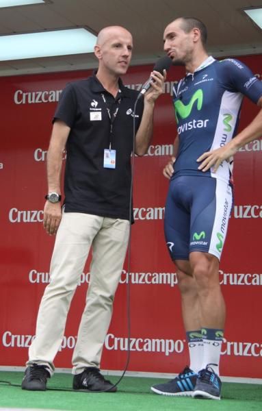 Last year's Vuelta winner Juan Jose Cobo