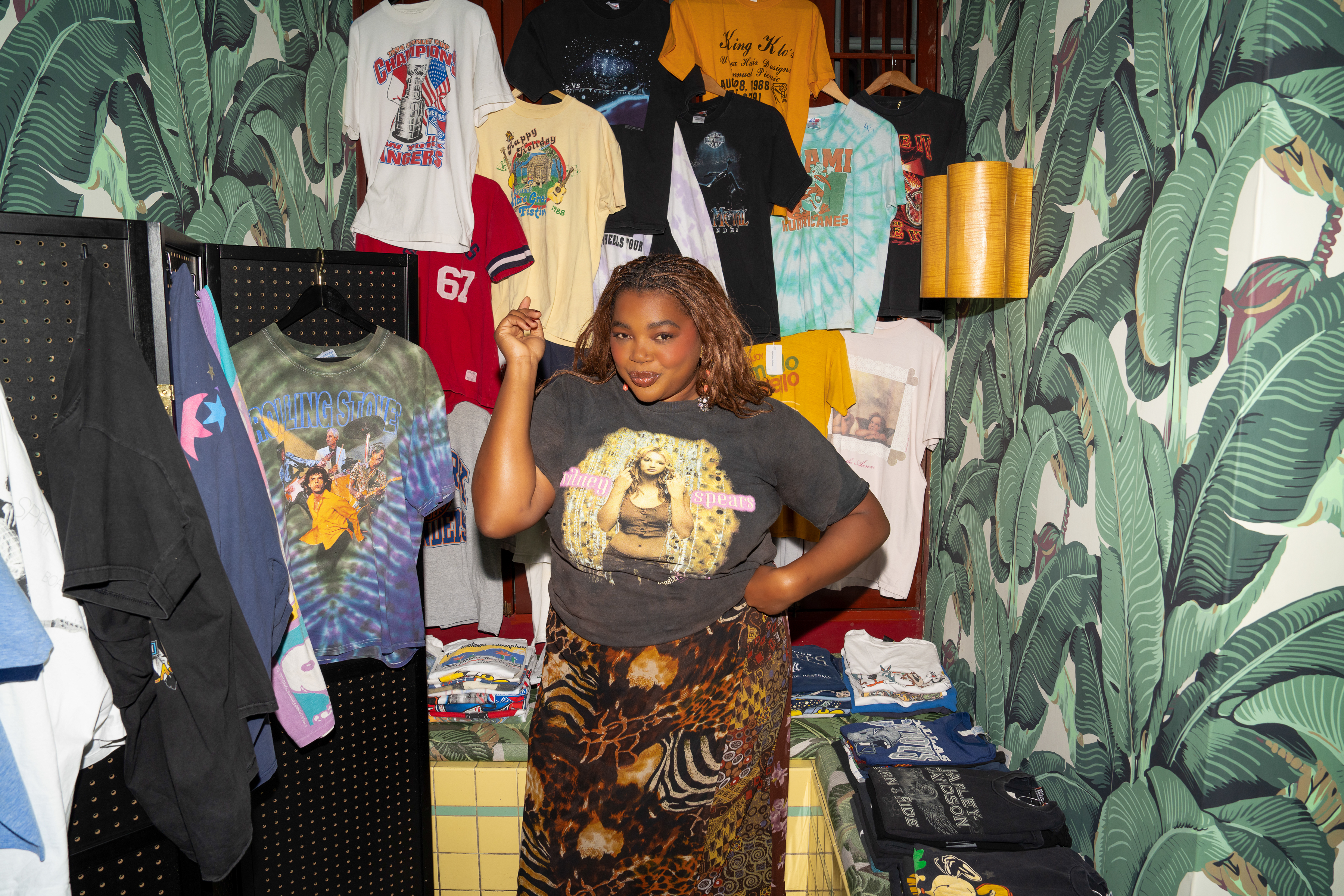 Gabrielle Karefa-Johnson hosted a Depop party with graphic tees as the post-party gift