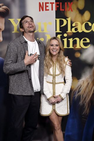 Ashton Kutcher and Reese Witherspoon at the NY Premiere of Your Place or Mine