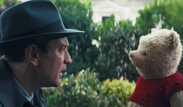 Disney&#039;s Christopher Robin Ewan McGregor comes face to face with Pooh Bear