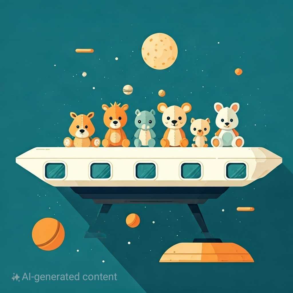 Kids on a spaceship generated by Drawing Assist