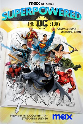 Superpowered: The History of DC key art