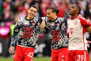 Bayern Munich trio Jamal Musiala, Leroy Sane and Mathys Tel