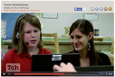 From the Classroom: Best Tech Practice Video of the Week- Poetry Workstations