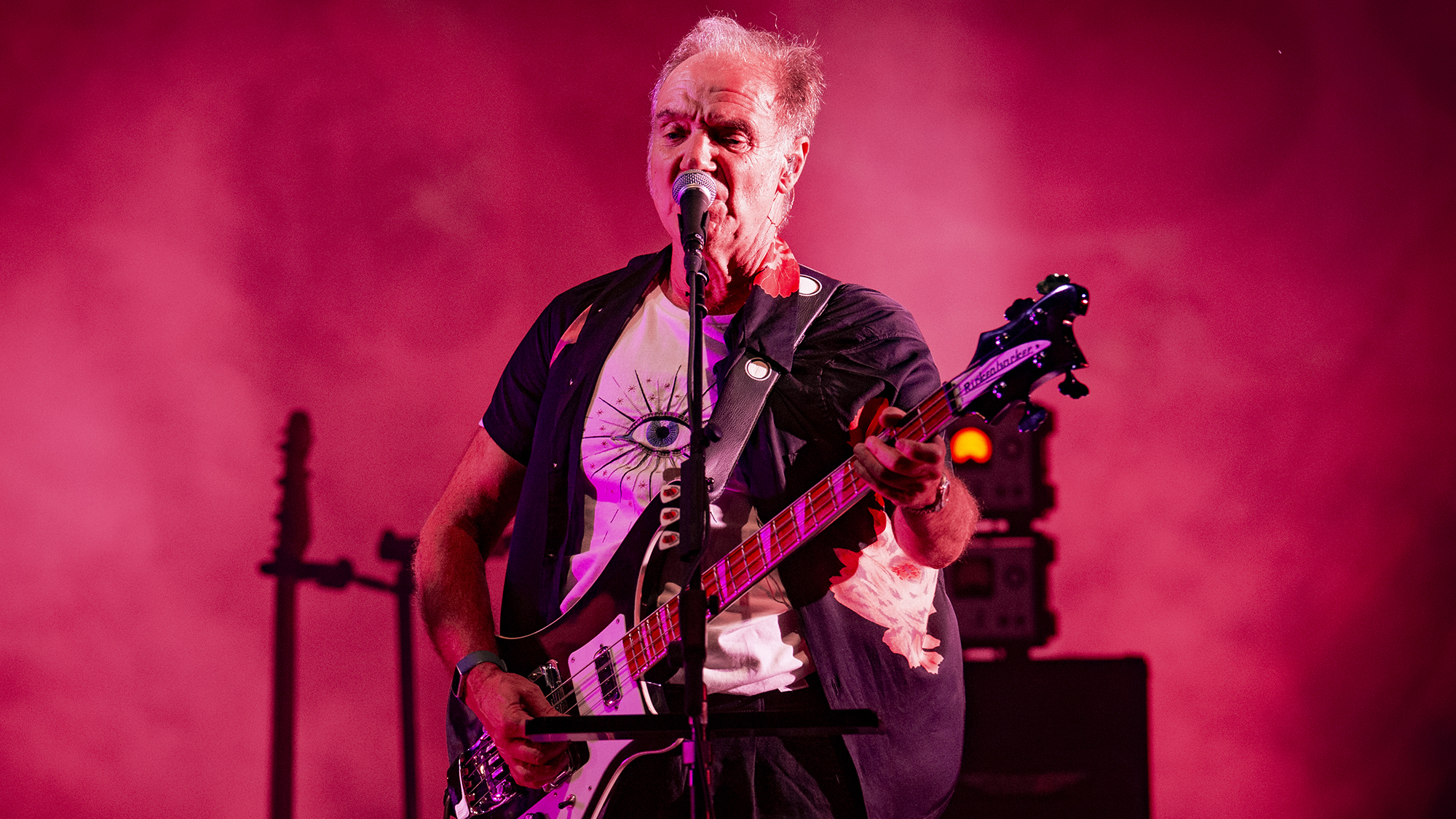 Guy Pratt performs at Auditorium Parco Della Musica on July 21, 2024 in Rome, Italy