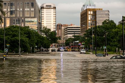Flooding in Austin, Texas.