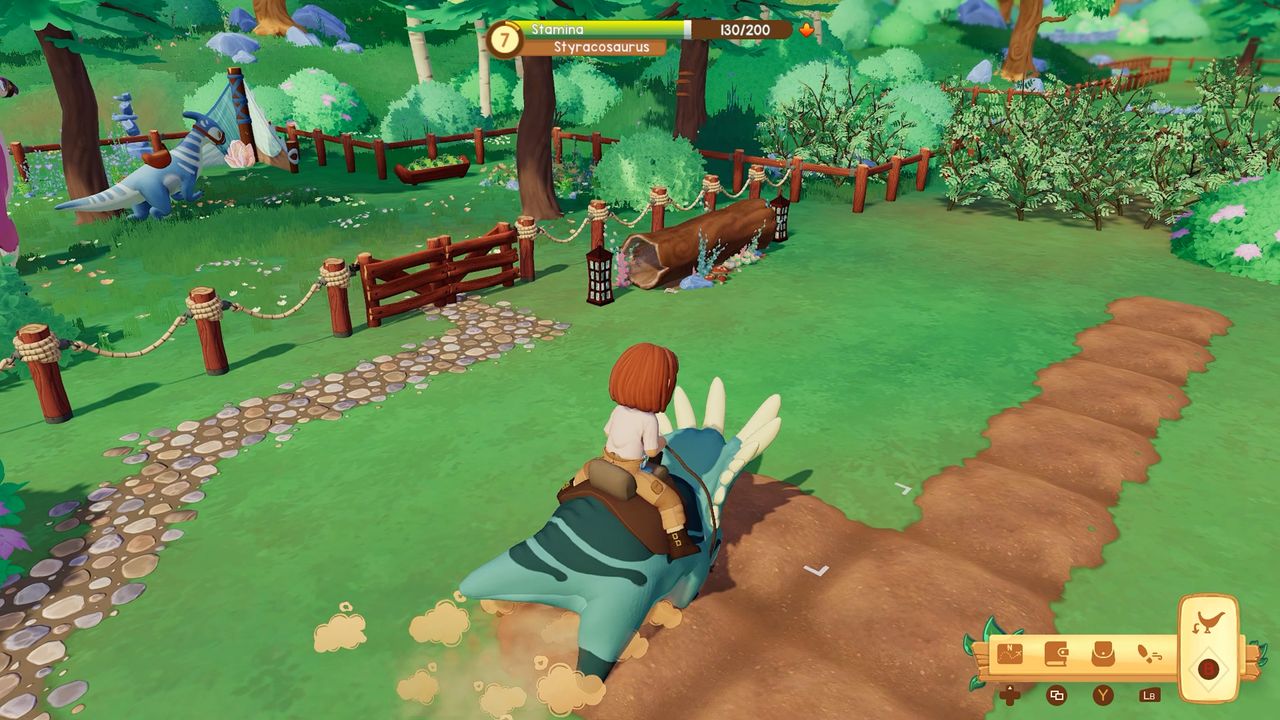 Paleo Pines merges farming simulation with running a wholesome dinosaur sanctuary on Xbox and PC.