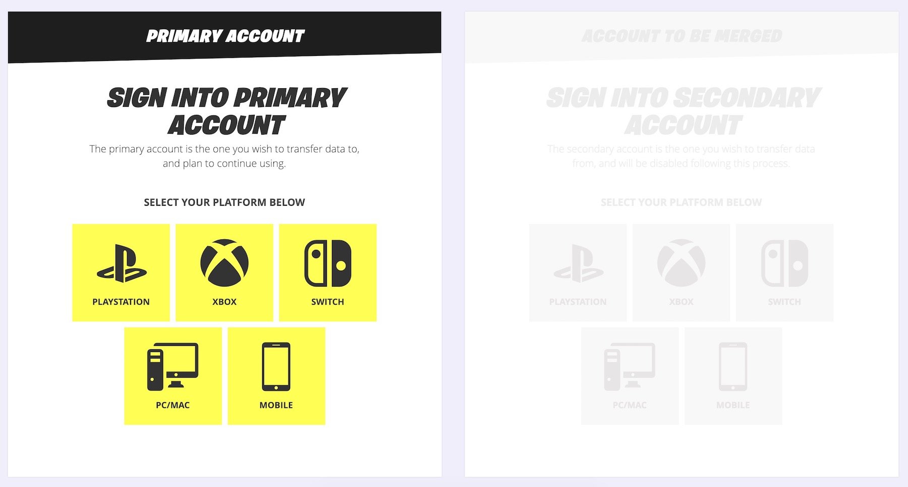 how to link fortnite accounts from xbox to switch