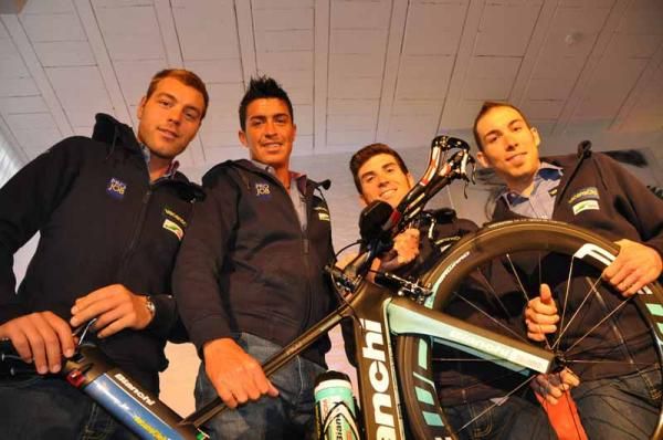 The Dutch team is on the Italian Bianchi this year