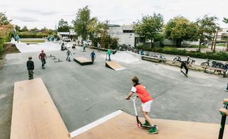 Skate park area