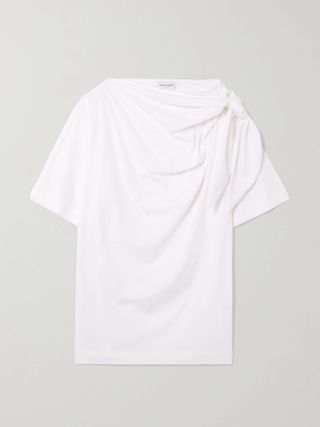 DRIES VAN NOTEN, Helore Knotted Cotton-Jersey T-Shirt