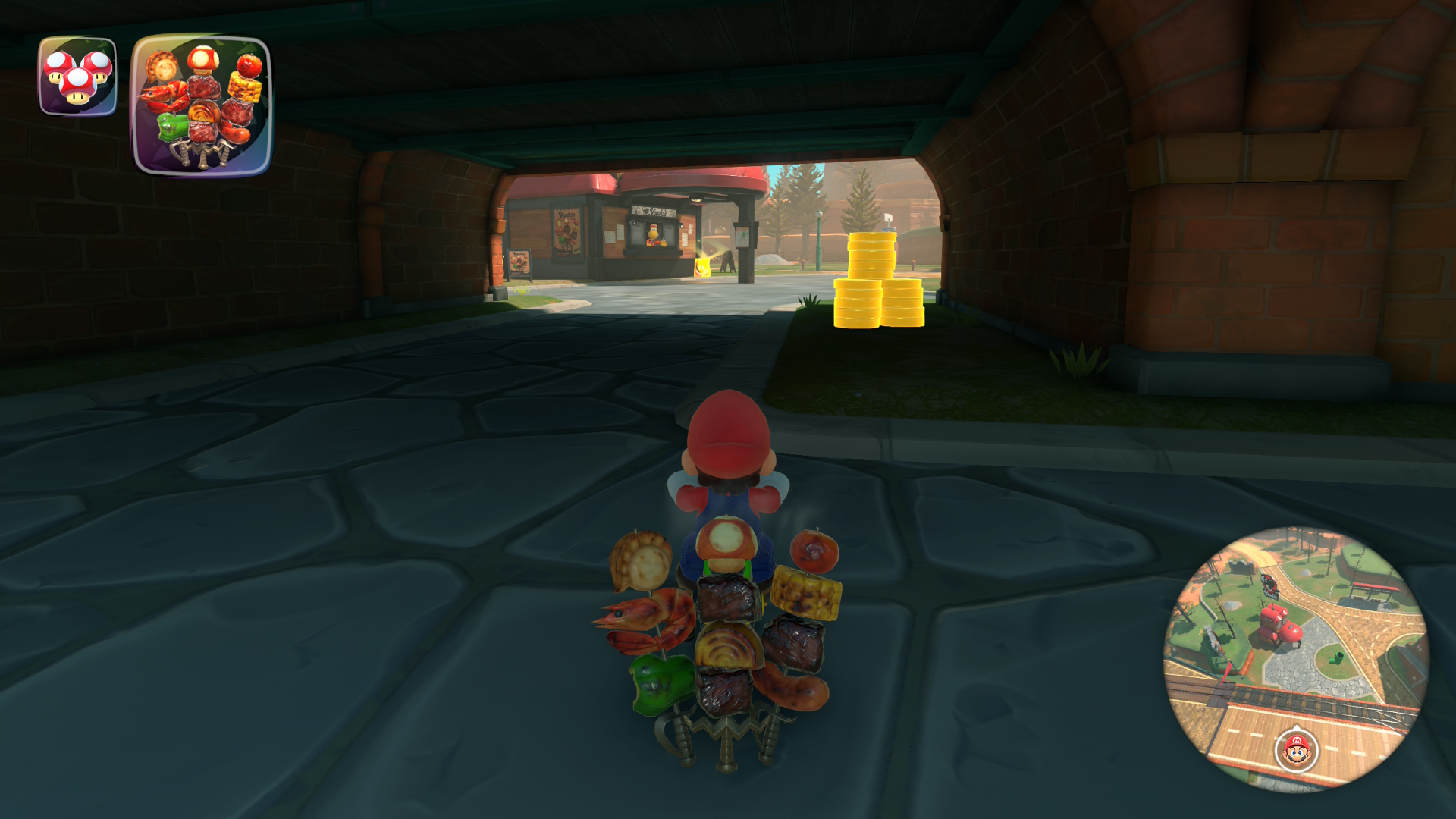 Mario Kart World Shish Kabob location in free roam