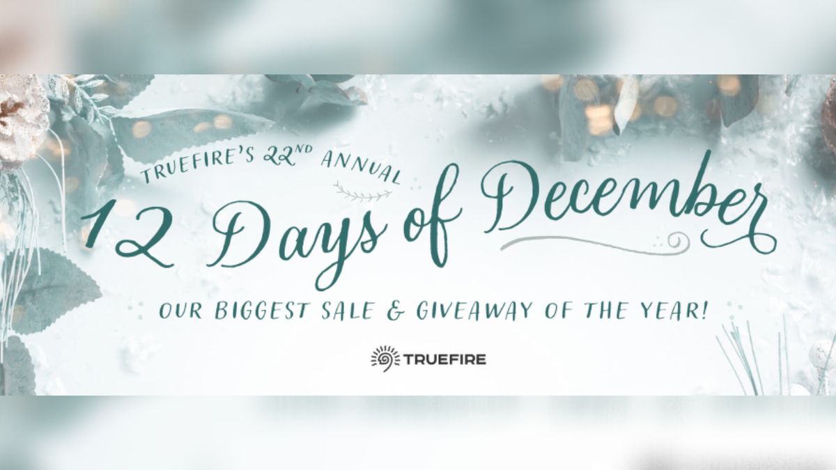 Treat the guitarist in your life to an epic range of lessons in TrueFire’s biggest sale of the year - save up to $150