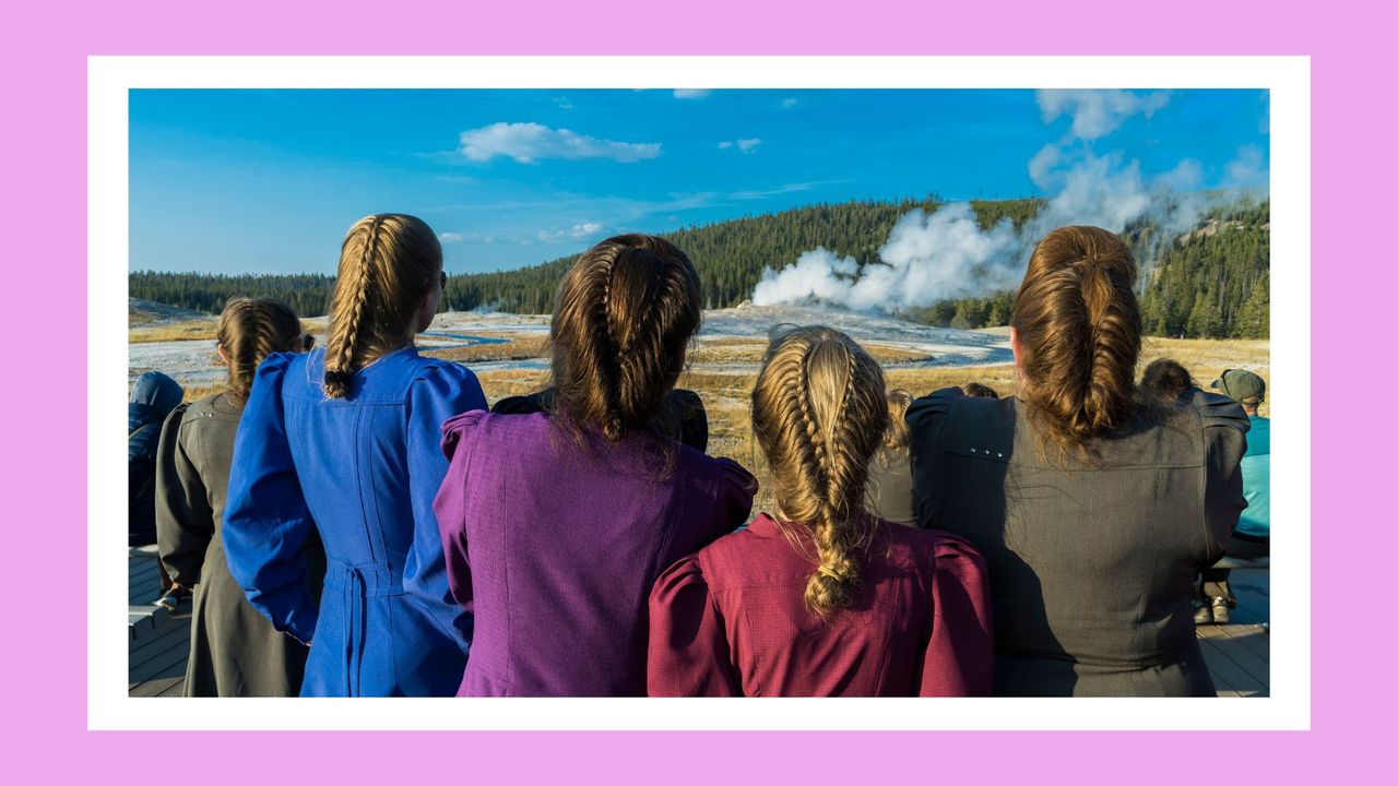 Fundamentalist Church of Jesus Christ of Latter-Day Saints, FLDS Church, Mormon denomination, visiting Old Faithful, Yellowstone National Park