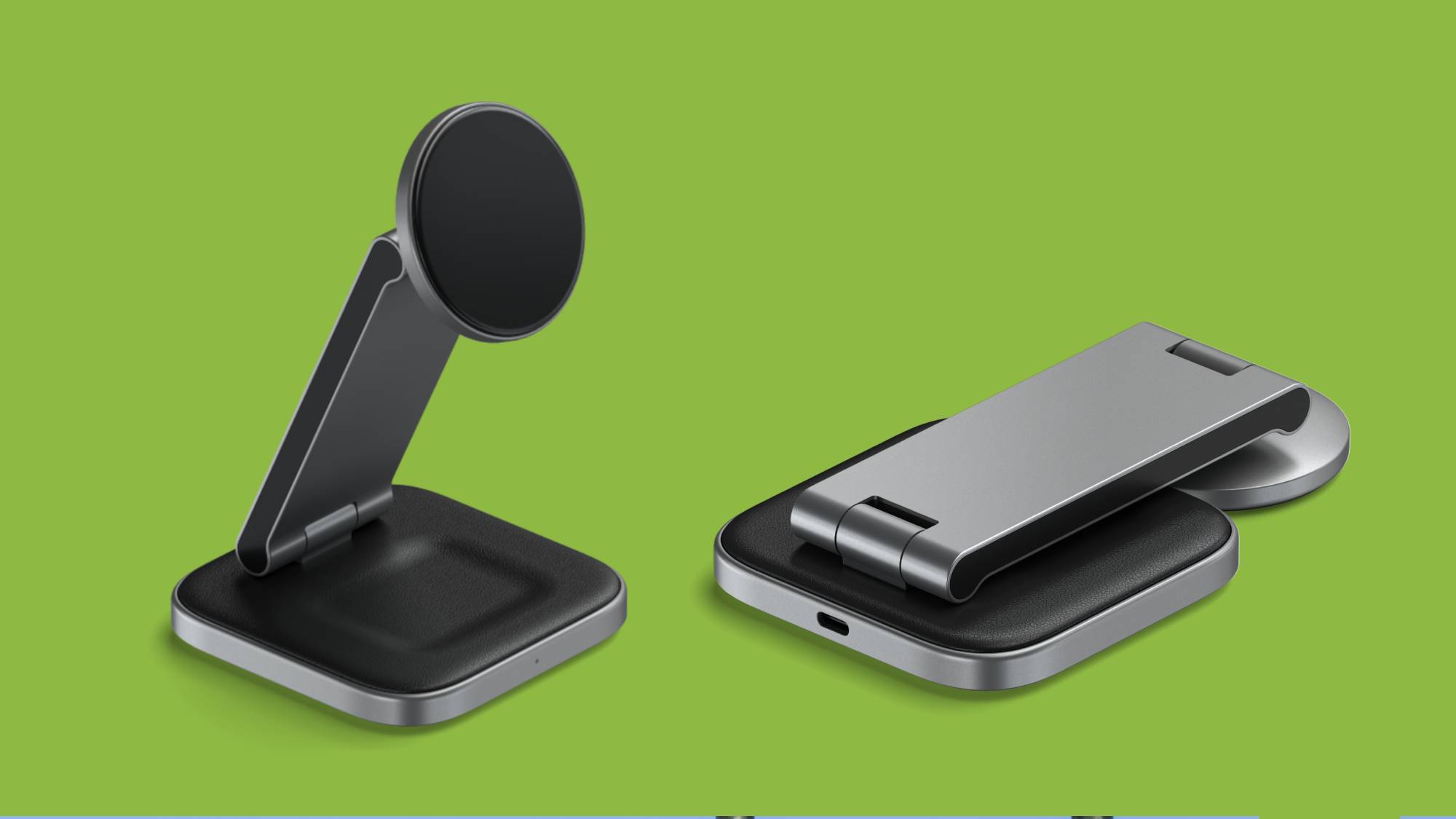 Satechi 2-in-1 wireless charging stand