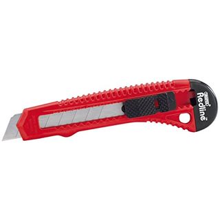 Draper Redline 18mm Retractable Segment Blade Knife | Box Cutter | Snap-Off Blade| Cutting Tool | Utility Knife | 67676 : Amazon.co.uk: Diy & Tools