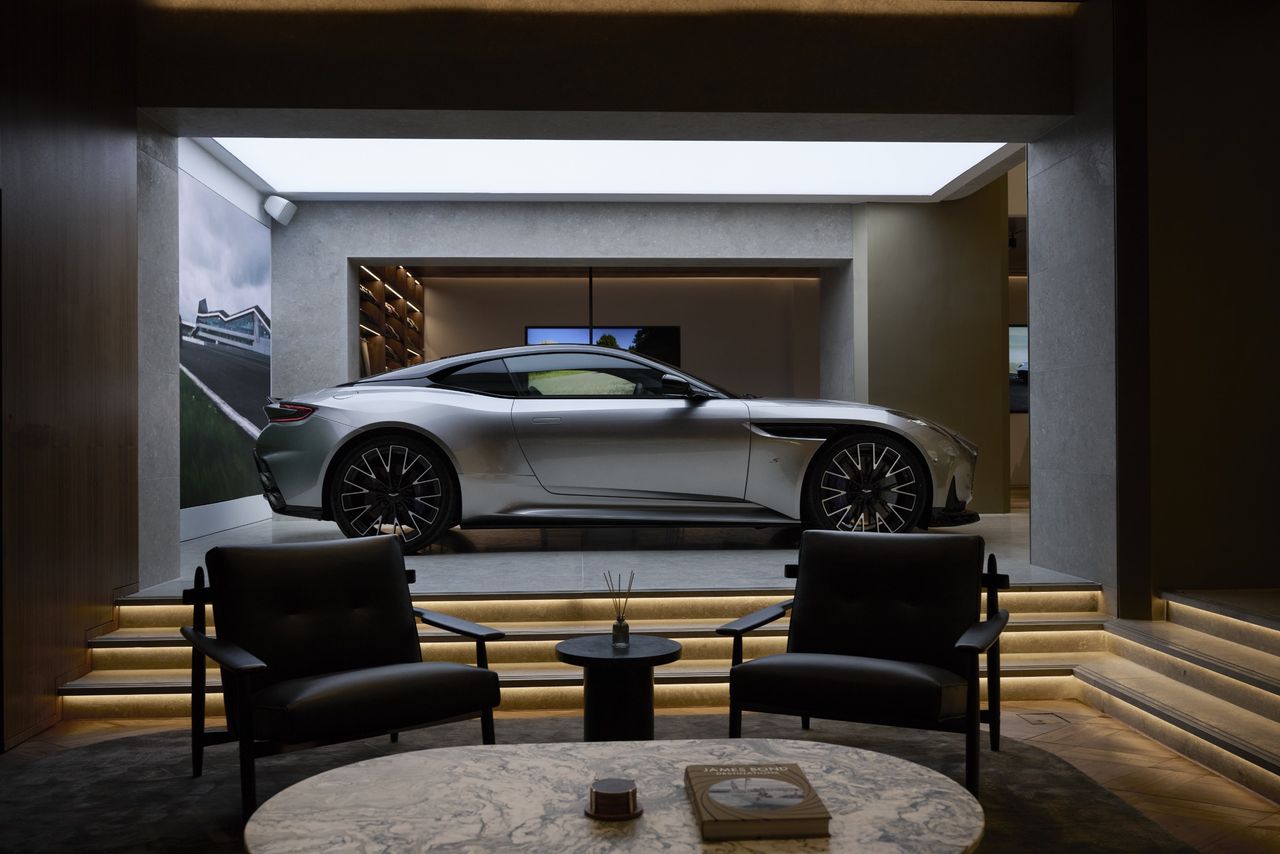 Q London, Aston Martin's new venue on Berkeley Square in Mayfair