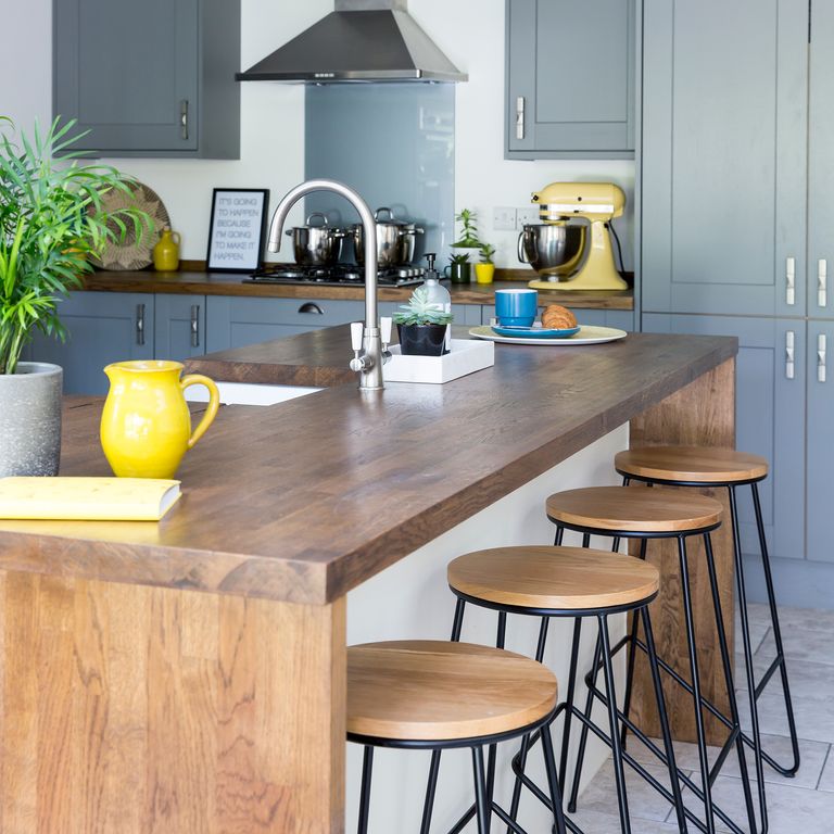 Breakfast bar ideas to make your kitchen more flexible Ideal Home