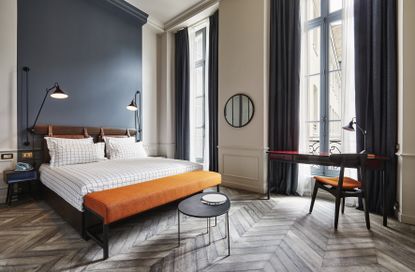 Guestroom at The Hoxton hotel, Paris, France