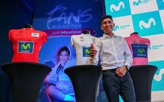Nairo Quintana is back with Movistar for the 2024 season