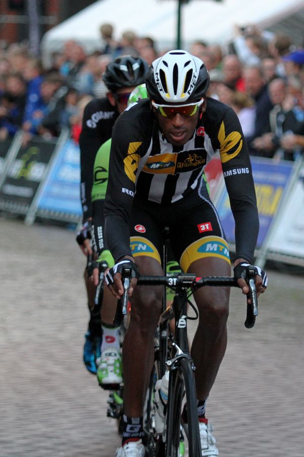 Daniel Teklehaimanot in the Profronde van Surhuisterveen