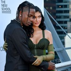 new york, new york june 15 travis scott and kylie jenner attend the the 72nd annual parsons benefit at pier 17 on june 15, 2021 in new york city photo by craig barrittgetty images for the new school