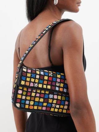 Tommy Bead-Embellished Shoulder Bag