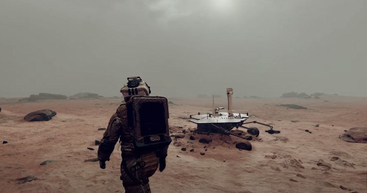 First stunning ‘Starfield’ gameplay footage reveals an awesome Mars rover easter egg