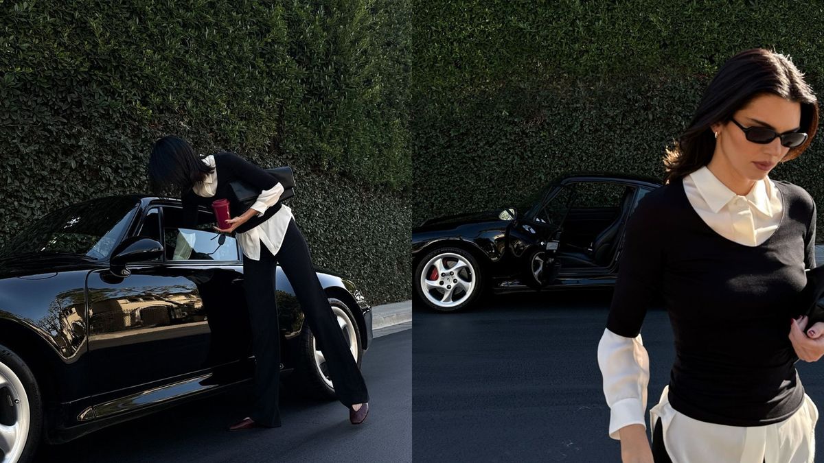 Kendall's Chic Outfit Formula Proves You Don't Need Jeans to Do '90s Minimalism