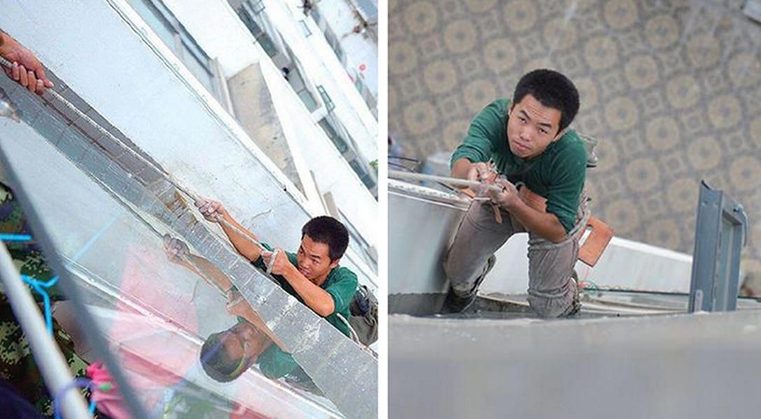 Chinese boy can&amp;#039;t hear his cartoons, cuts high-rise worker&amp;#039;s safety rope