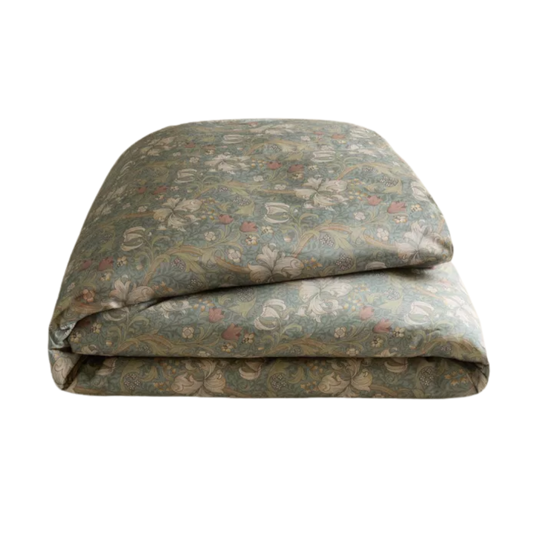 Morris &amp;amp; Co. Cotton Sateen Duvet Cover