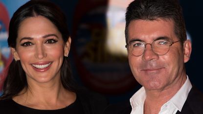 Lauren Silverman and Simon Cowell attend the press night of "I Can't Sing! The X Factor Musical" at London Palladium on March 26, 2014 in London, England.