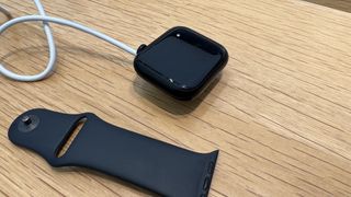 Apple Watch 8 on charger
