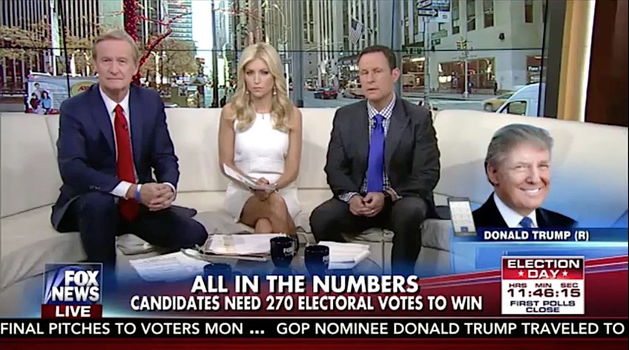 Donald Trump calls in to Fox &amp;amp; Friends on Election Day