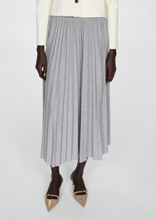 Pleated Long Skirt - Women | Mango Usa