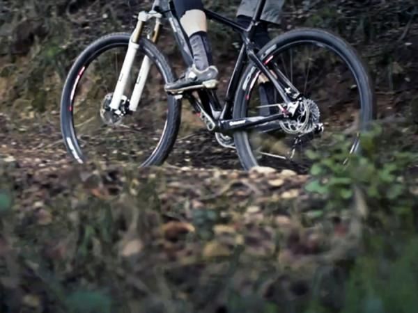 Check out the curious twist in the rear stays.