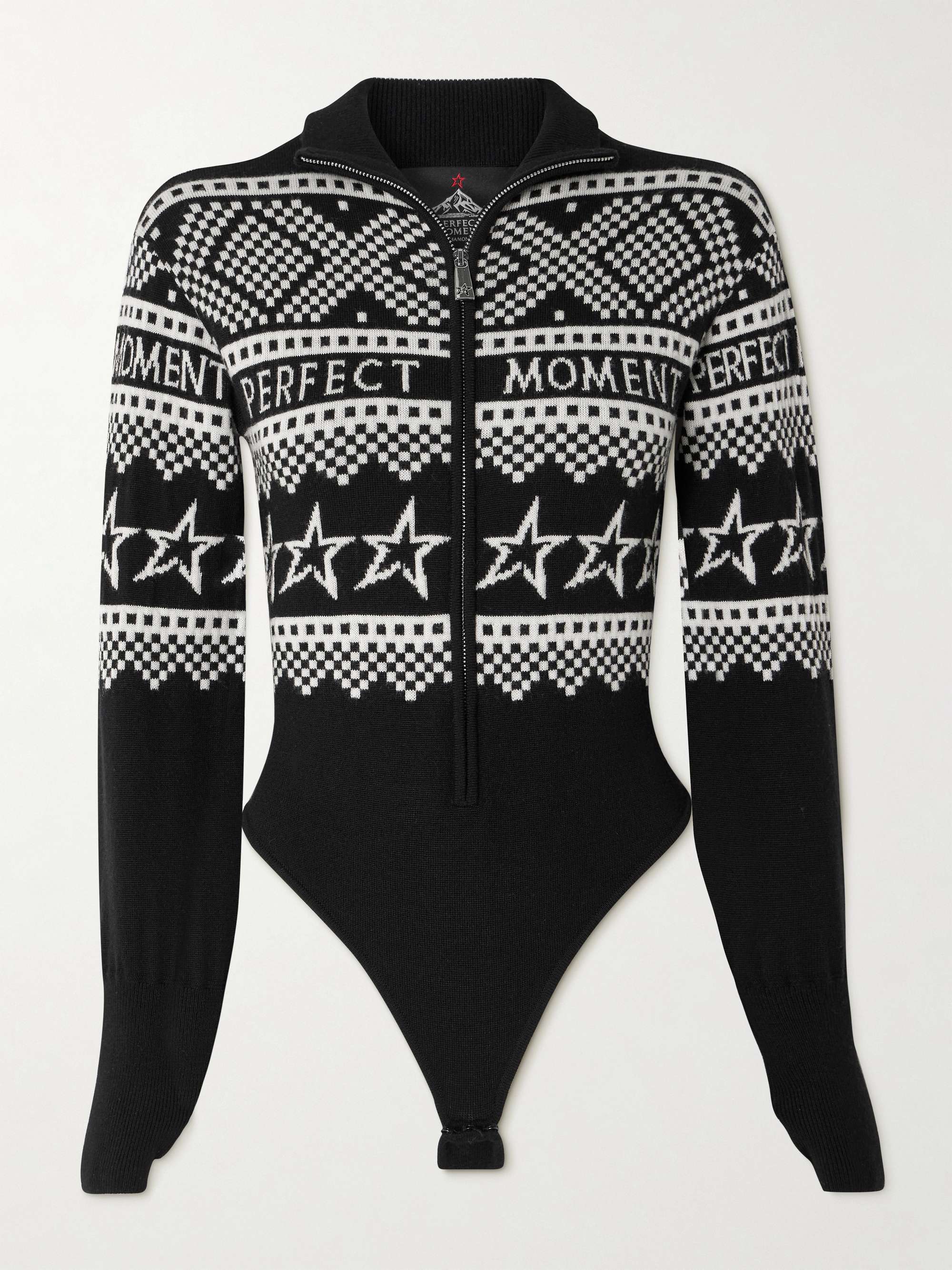 Holiday Intarsia Merino Wool Bodysuit