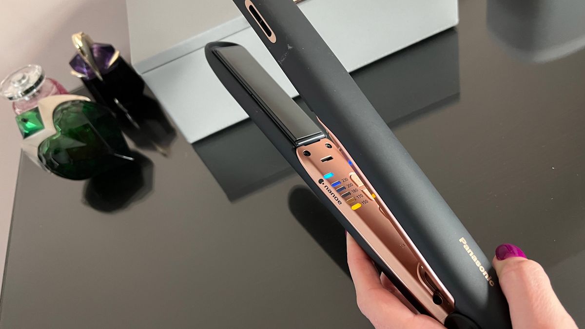 Panasonic Nanoe Hair Straightener Review Techradar 