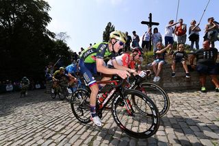 Matej Mohoric (Bahrain-Merida) overall leader on the final stage at BinckBank Tour