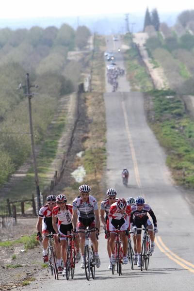 The winning break, powered largely by United Healthcare and Bissell Pro Cycling quickly established a gap reaching 2:30