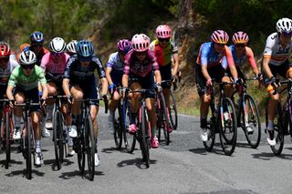 The selection of GC contenders on stage 7 at the Giro Donne