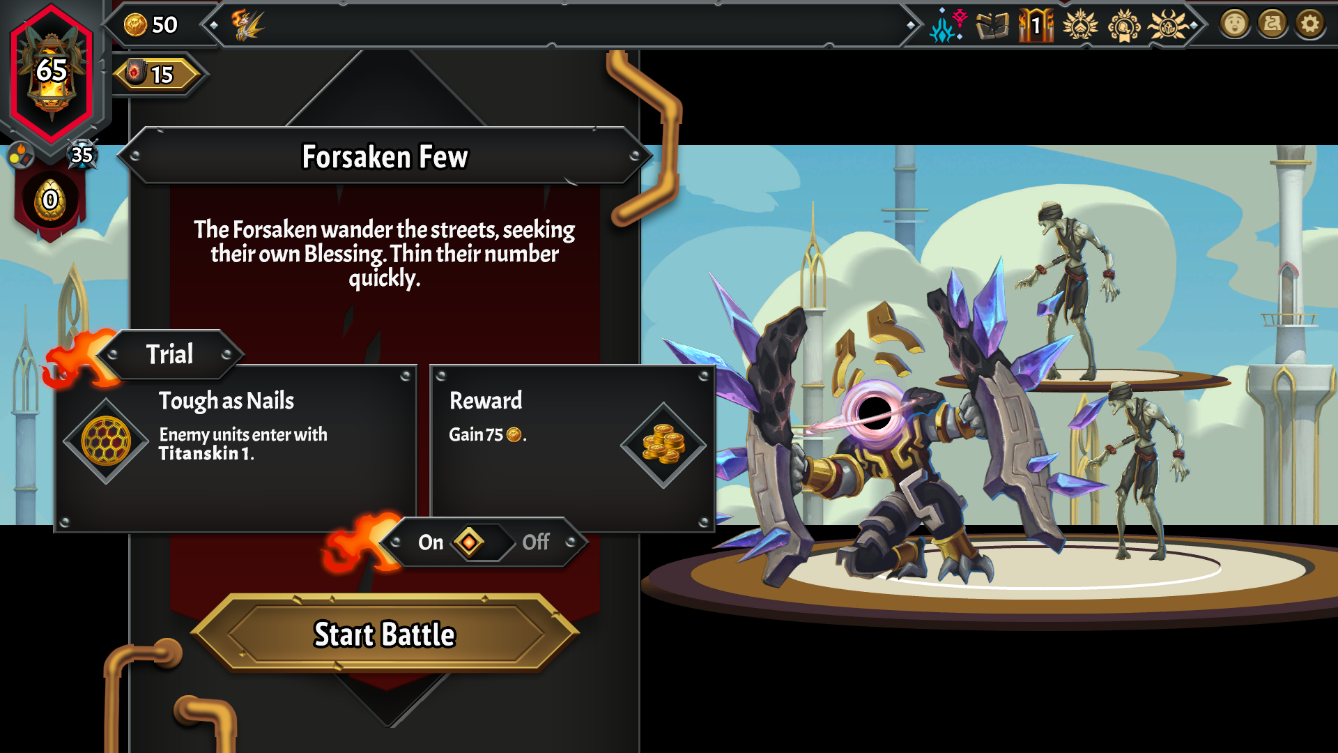 The Forsaken Few, an enemy type in Monster Train 2.