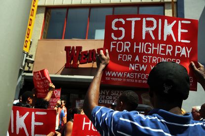 Today&amp;#039;s fast-food workers&amp;#039; strike is expected to be the largest of its kind